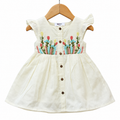 Embroidered  Cotton Frock – Soft, Elegant & Comfort Wear