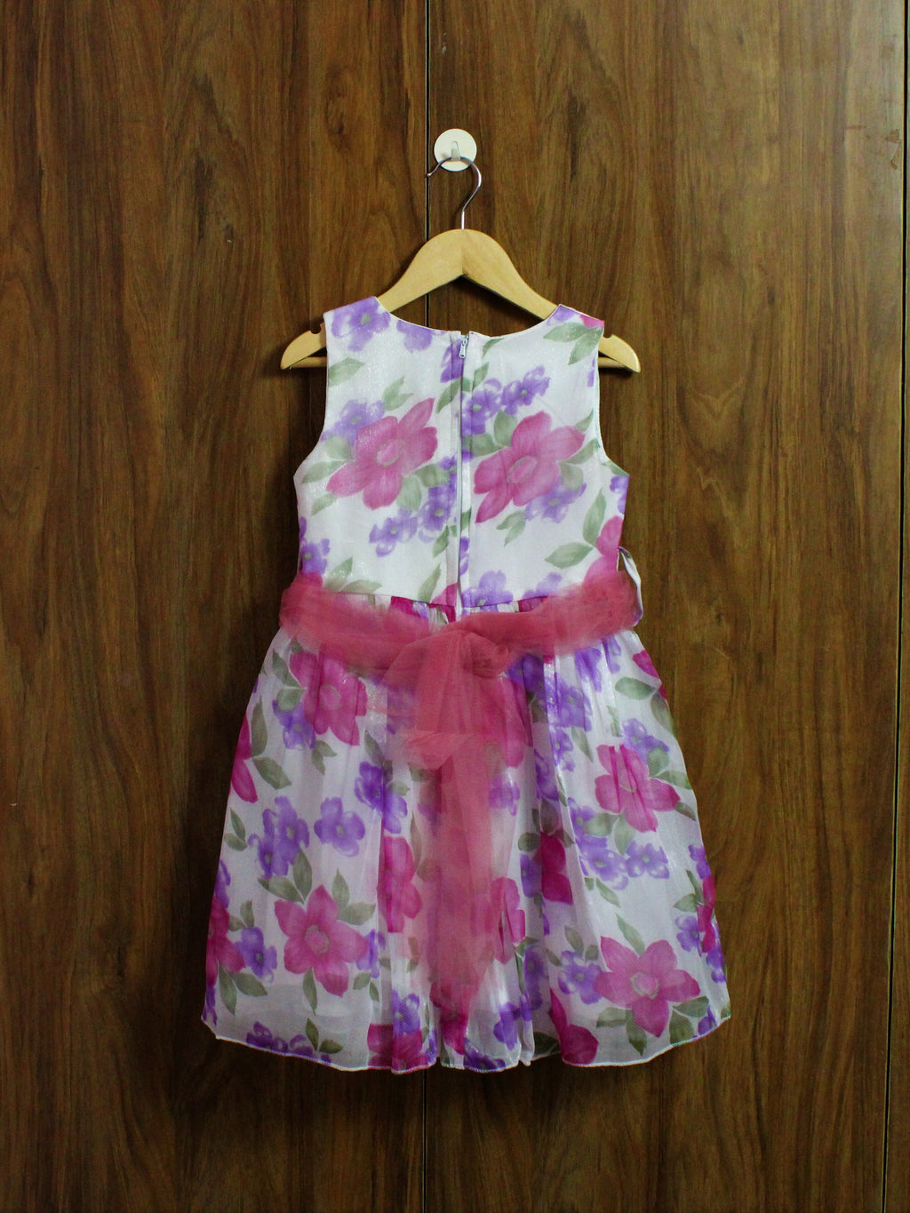 party dress with lined cotton(4 to 12 Yrs.)