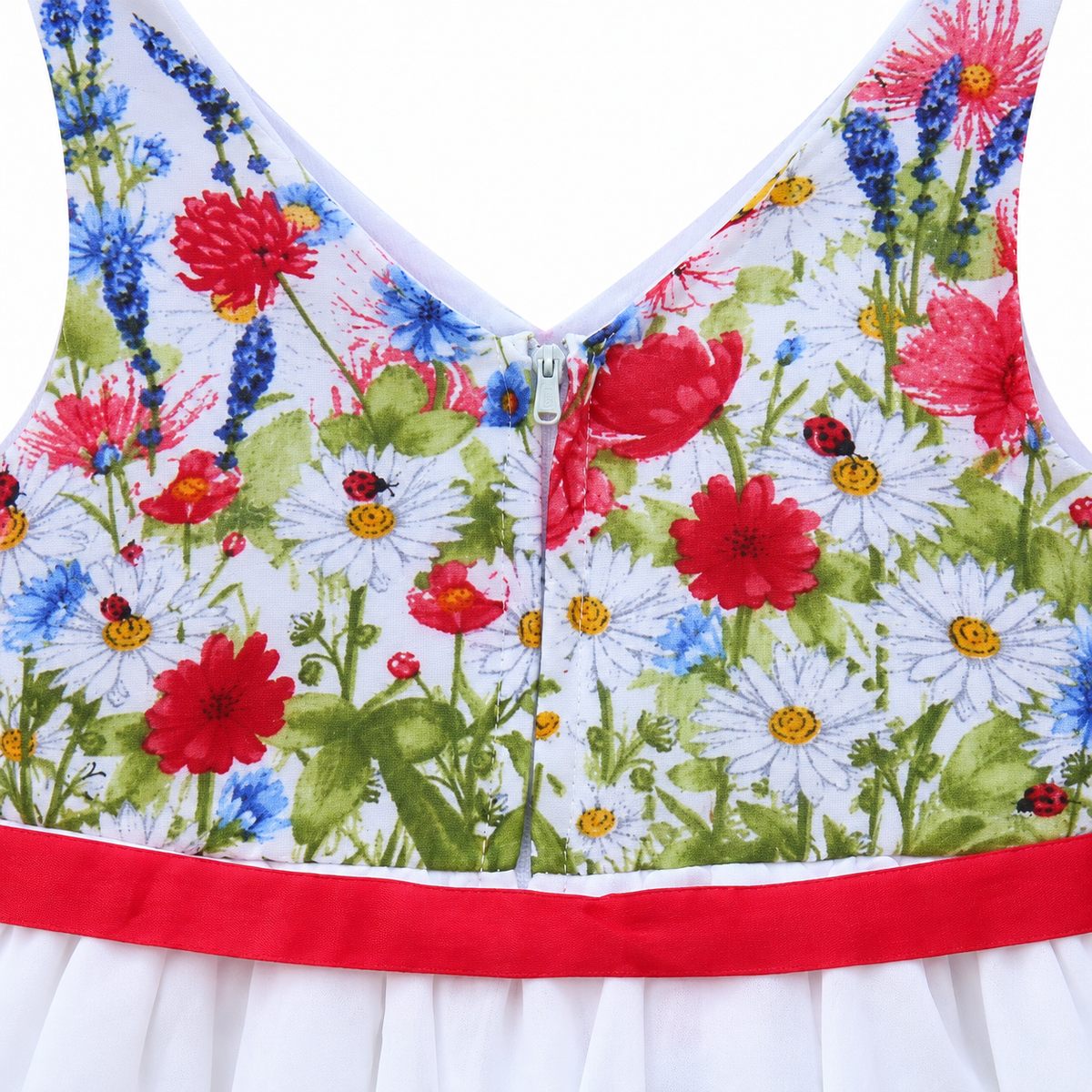 Floral Chiffon girls  Frock