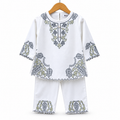 Girls’ White Leaf  Co-ord Set