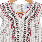 Pure Cotton Baby Girl Embroidered Frock