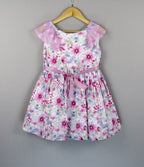 Floral Printed Cotton Frock for Baby Girls