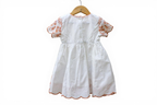 Golden Garden embroidered Cotton Frock