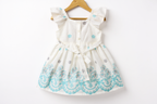 Ocean Bloom Cotton Frock