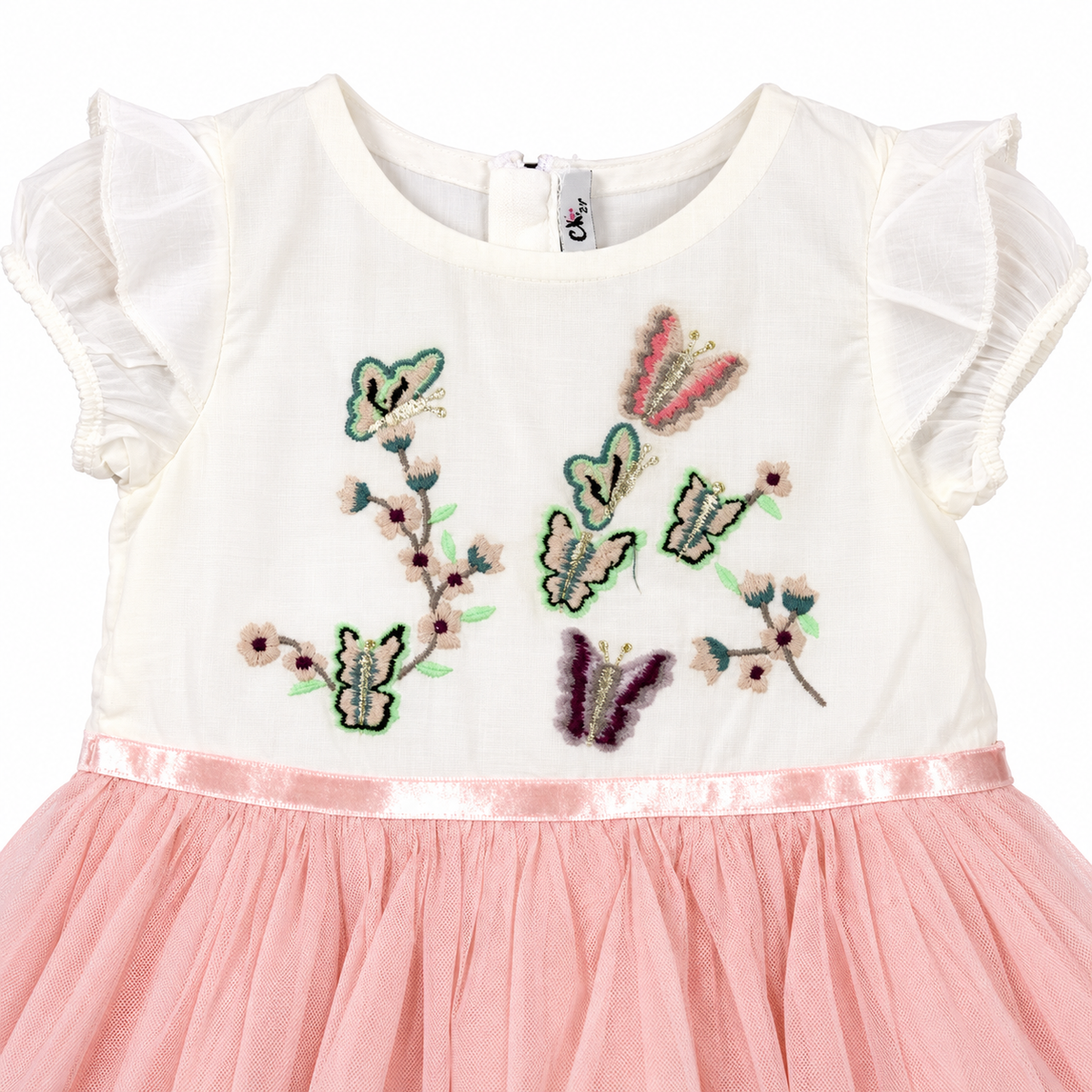 Butterfly Layered Net Frock