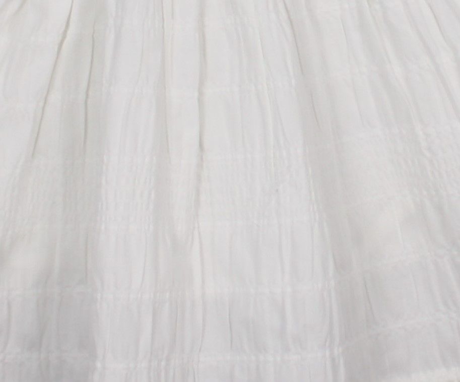 charming white embroidered frock