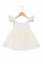 Butterfly Embroidered Cotton Dress