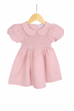 Frockwala Blush Pink Smocked Cotton Frock