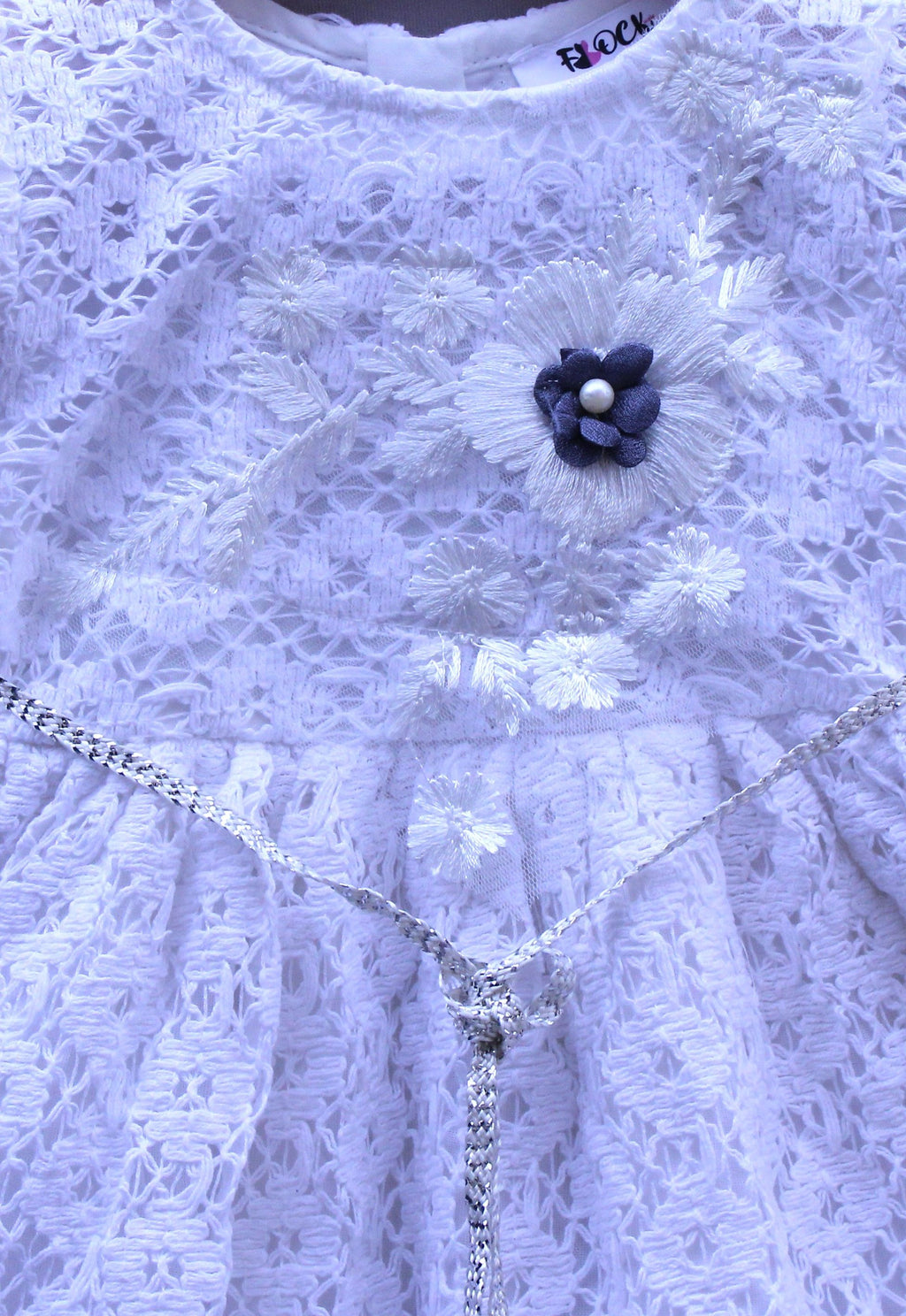 White Lace Party Frock