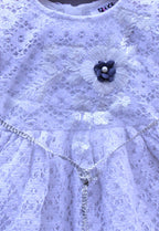 White Lace Party Frock