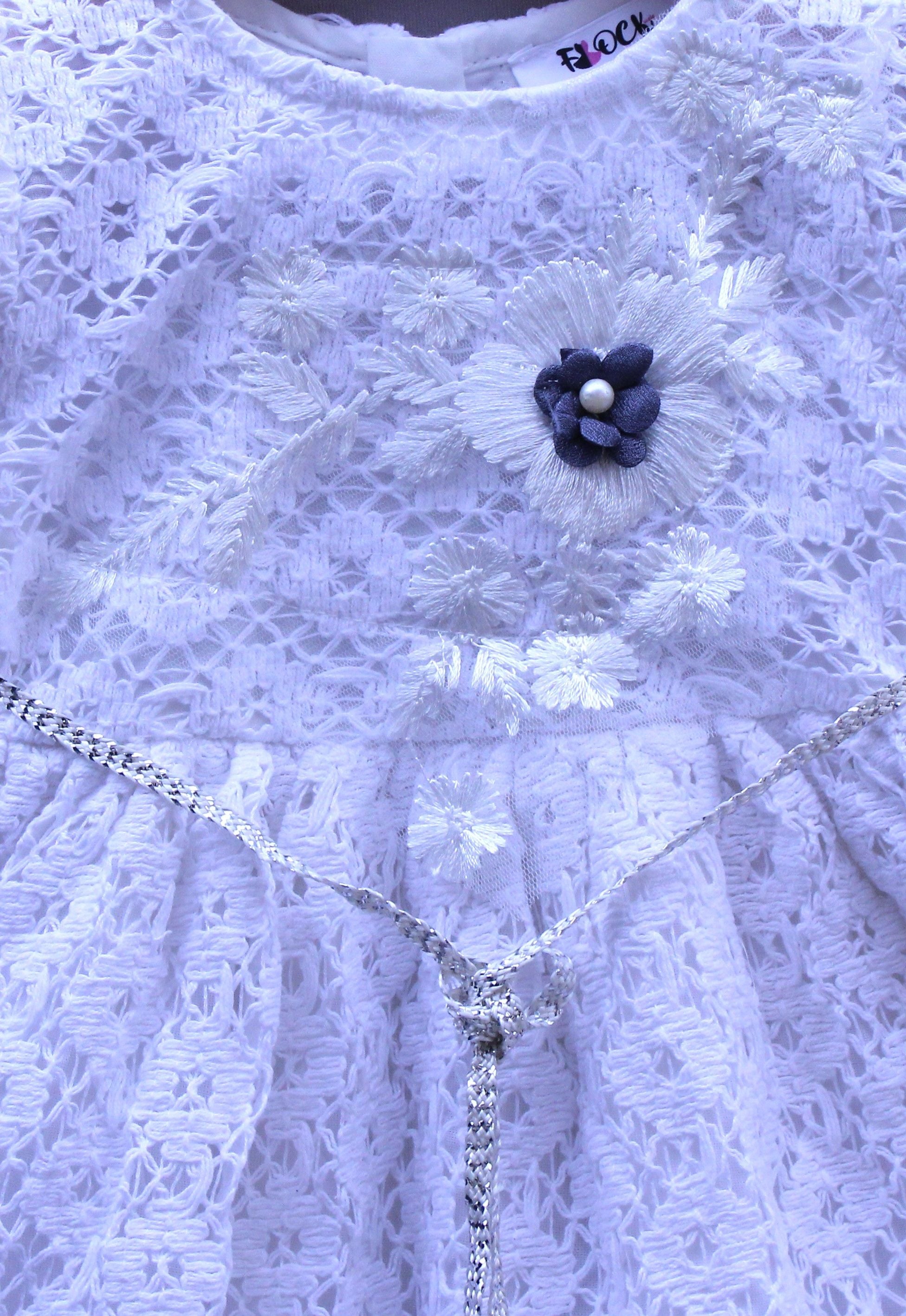 White Lace Party Frock
