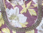 Floral Printed Ethnic Sharara Set with Potli Bag (months group)