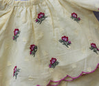 Embroidered Cotton Top and Shorts