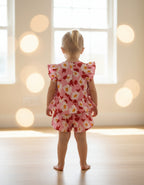 Pink Daisy Printed Cotton Co-ord Set