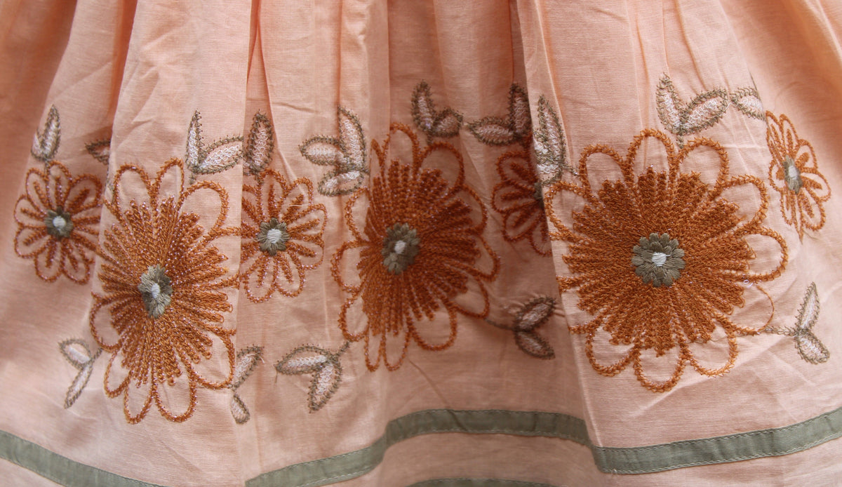 Embroidered Cotton Frock for Baby Girls