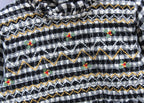 ​Black & White Checkered Cotton Frock
