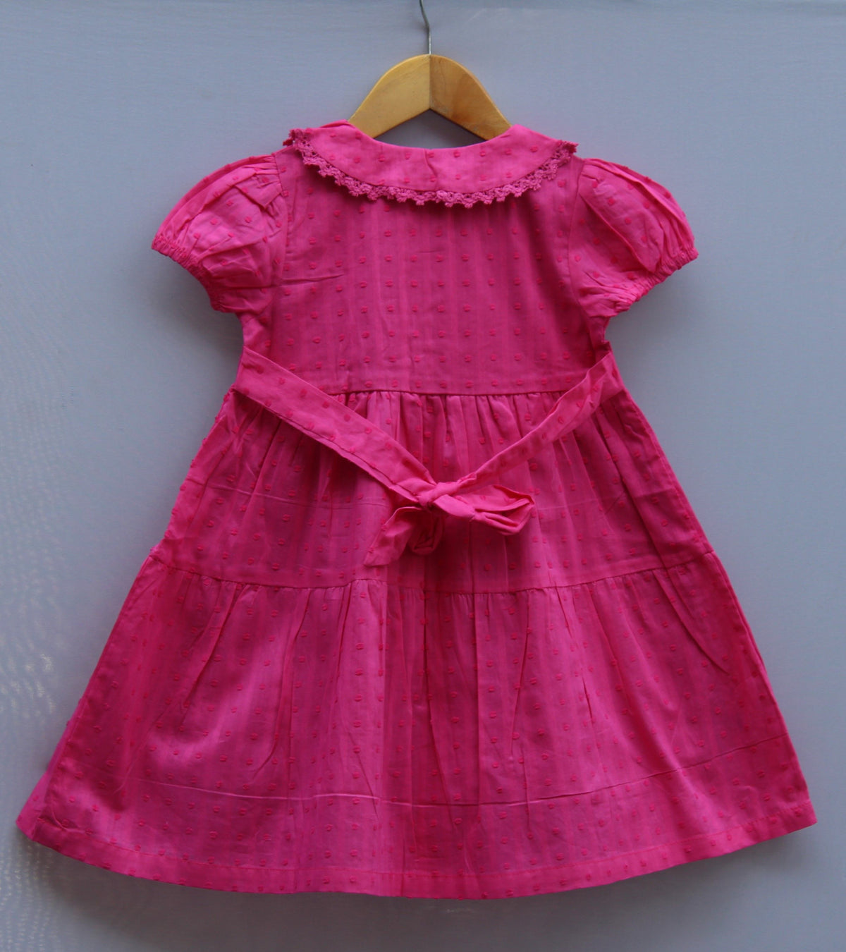 Embroidered Floral Hem & Peter Pan Collar.