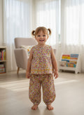 Floral Co-Ord Set Sleeveless Top & Balloon Pants