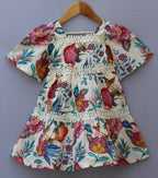 Cotton Floral Frock – Soft, Breathable