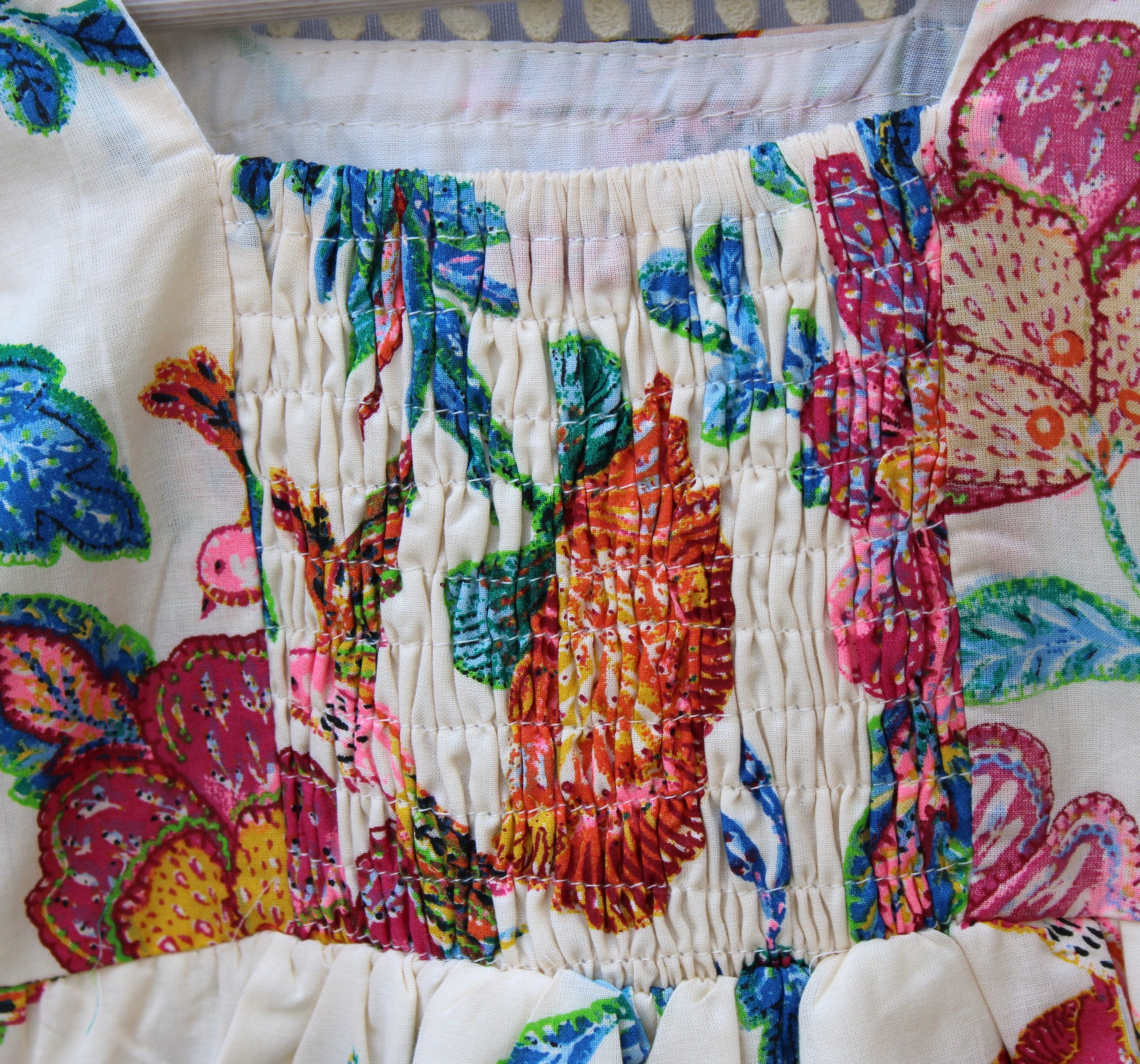 Cotton Floral Frock – Soft, Breathable