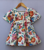 Cotton Floral Frock – Soft, Breathable