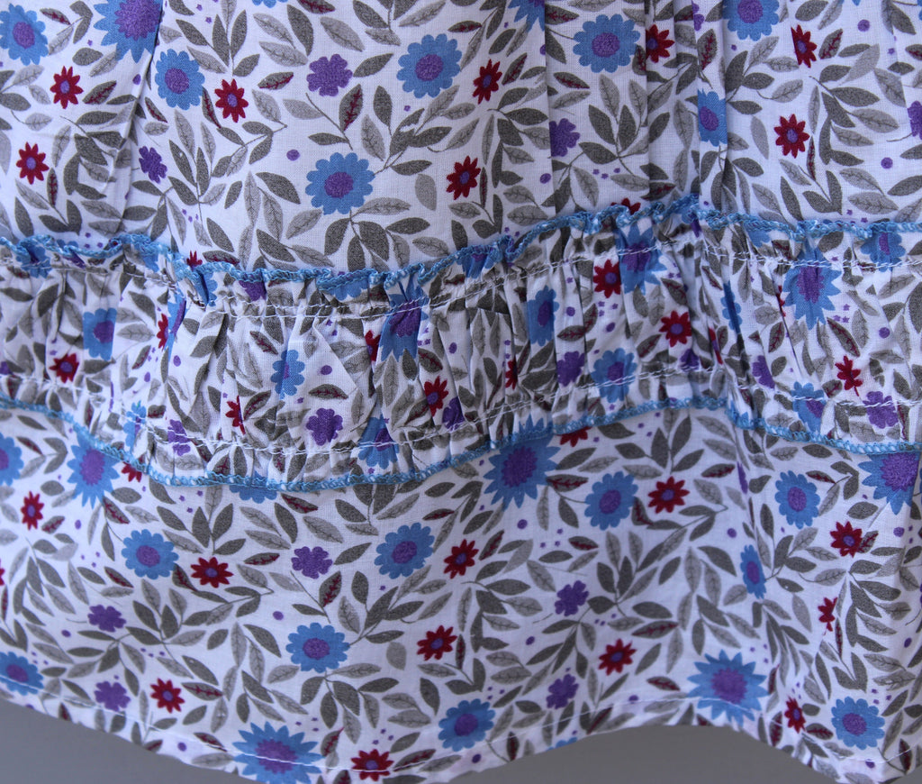 Full-Sleeve Floral Cotton Frock