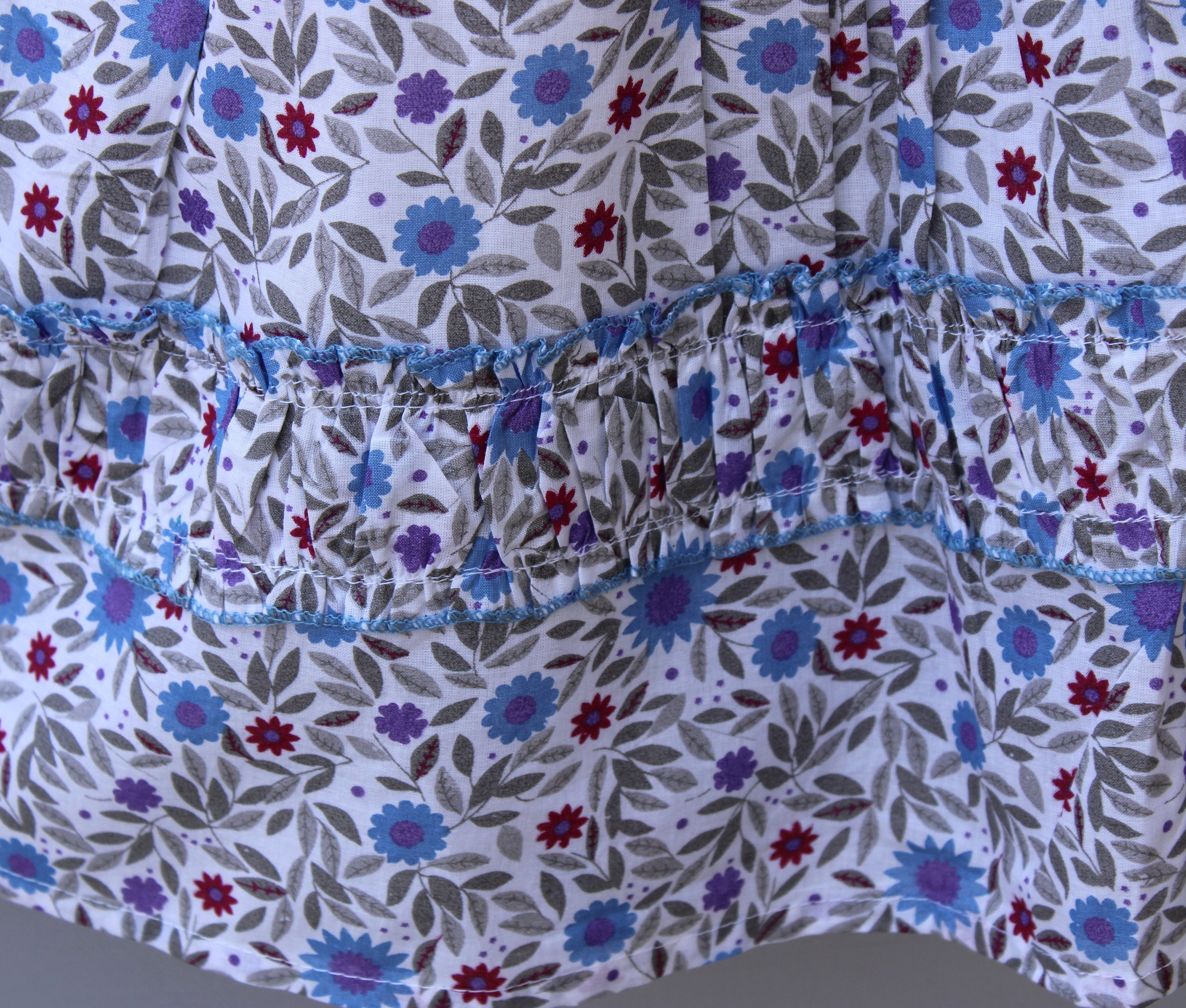Full-Sleeve Floral Cotton Frock