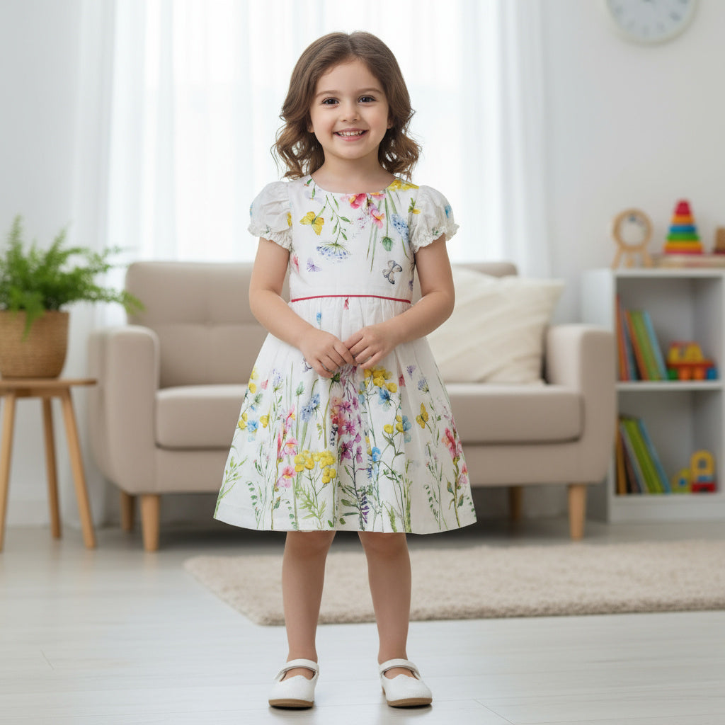 Floral Cotton Frock