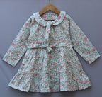 Cotton Floral Long Sleeve Frock