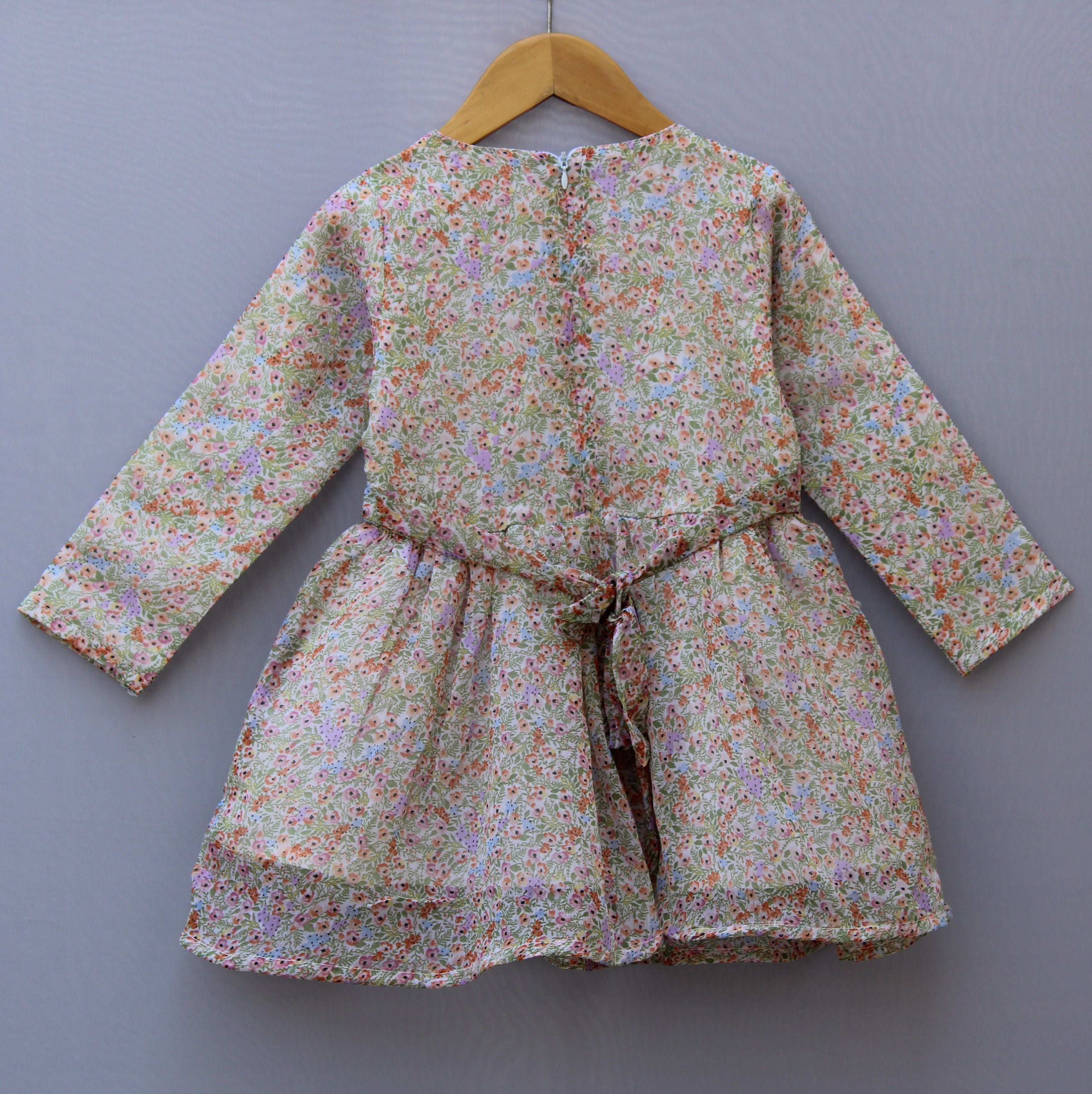 Girls Premium Chiffon  Frock