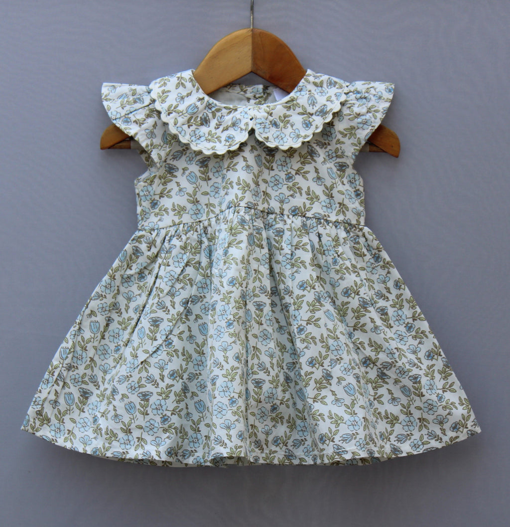 Girls Pure Cotton Floral Frock
