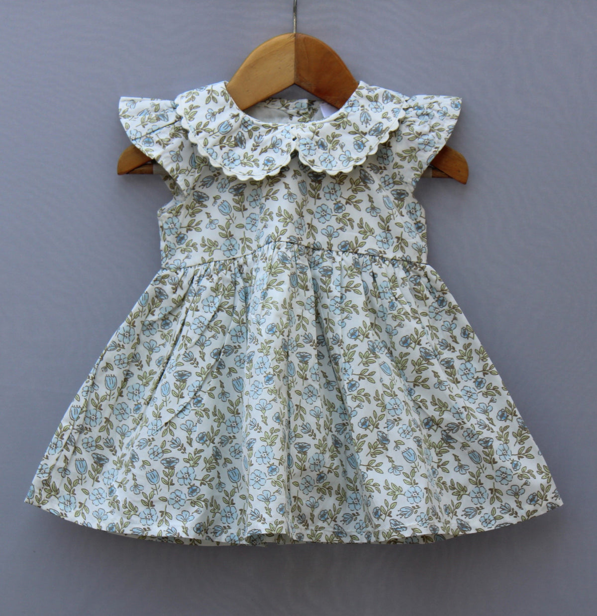 Girls Pure Cotton Floral Frock