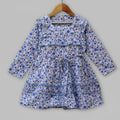 Full-Sleeve Floral Cotton Frock