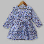 Full-Sleeve Floral Cotton Frock
