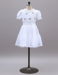 White Embroidered Frock