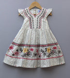 Pure Cotton Baby Girl Embroidered Frock | Soft & Stylish Kids Dress