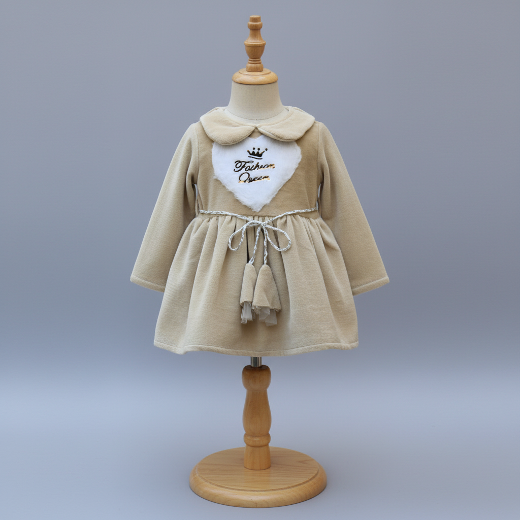 Velvet Winter Dress for Soft & Cozy Long Sleeve
