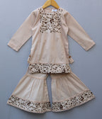 Embroidered Kurti & Sharara Set Soft & Comfortable Kids Ethnic Wear