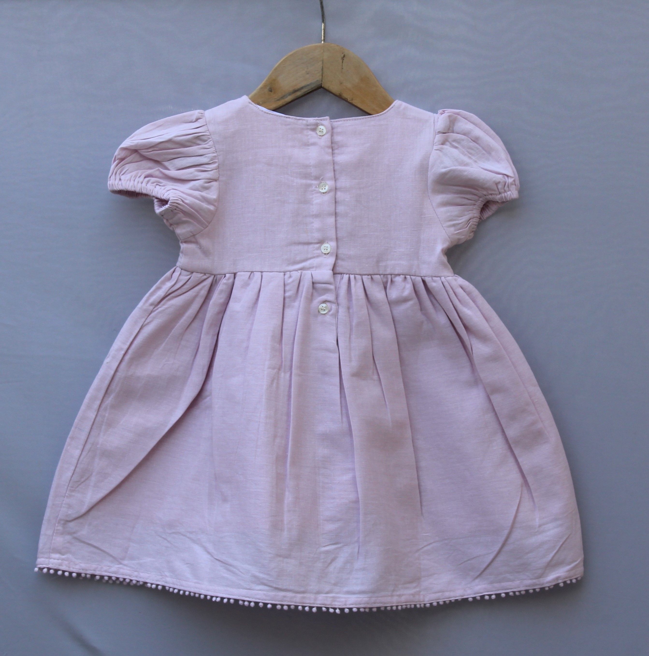 Girl Embroidered Frock with Pockets
