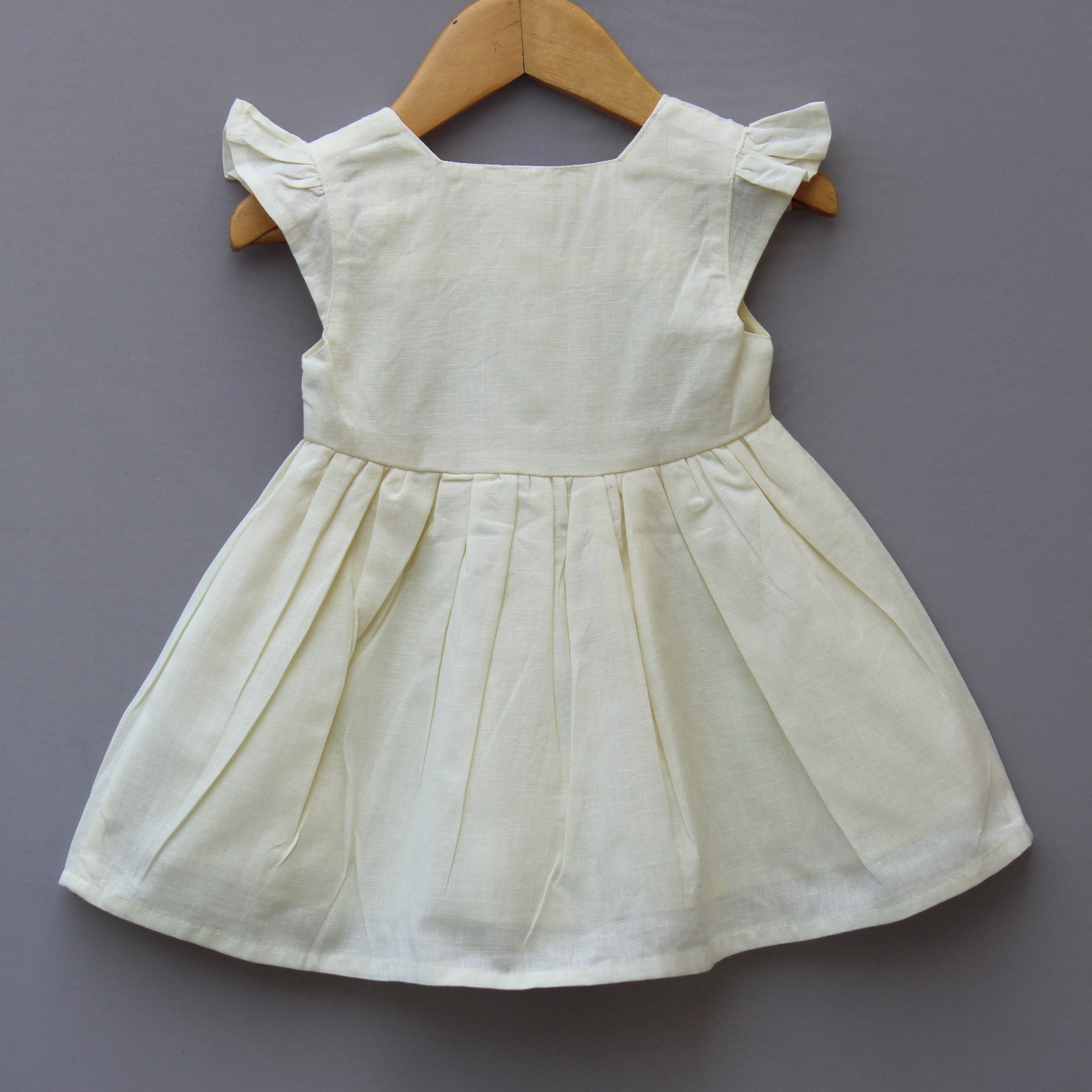 Embroidered  Cotton Frock – Soft, Elegant & Comfort Wear