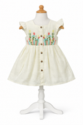 Embroidered  Cotton Frock – Soft, Elegant & Comfort Wear