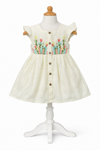 Embroidered  Cotton Frock – Soft, Elegant & Comfort Wear