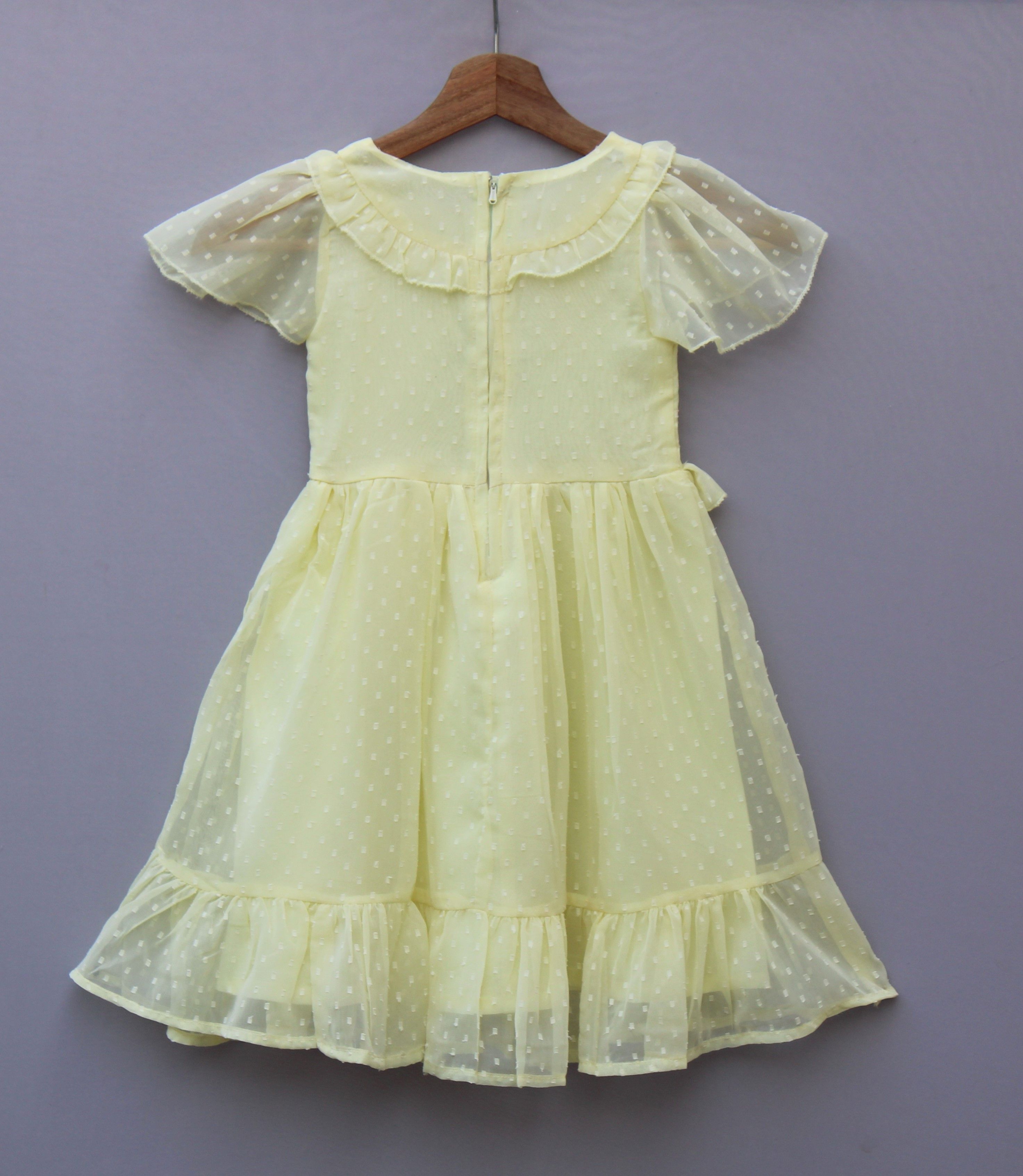 Girls Embroidered  Party Wear Frock – Soft, Elegant & Princess-Style Outfit