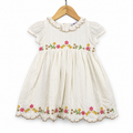 Frockwala Baby Girls Embroidered Cotton Frock – Festive Style