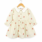 Frockwala Baby Girls Embroidered Cotton Frock