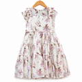 Frockwala Girls Floral Layered Cotton Dress – Elegant Frill Style