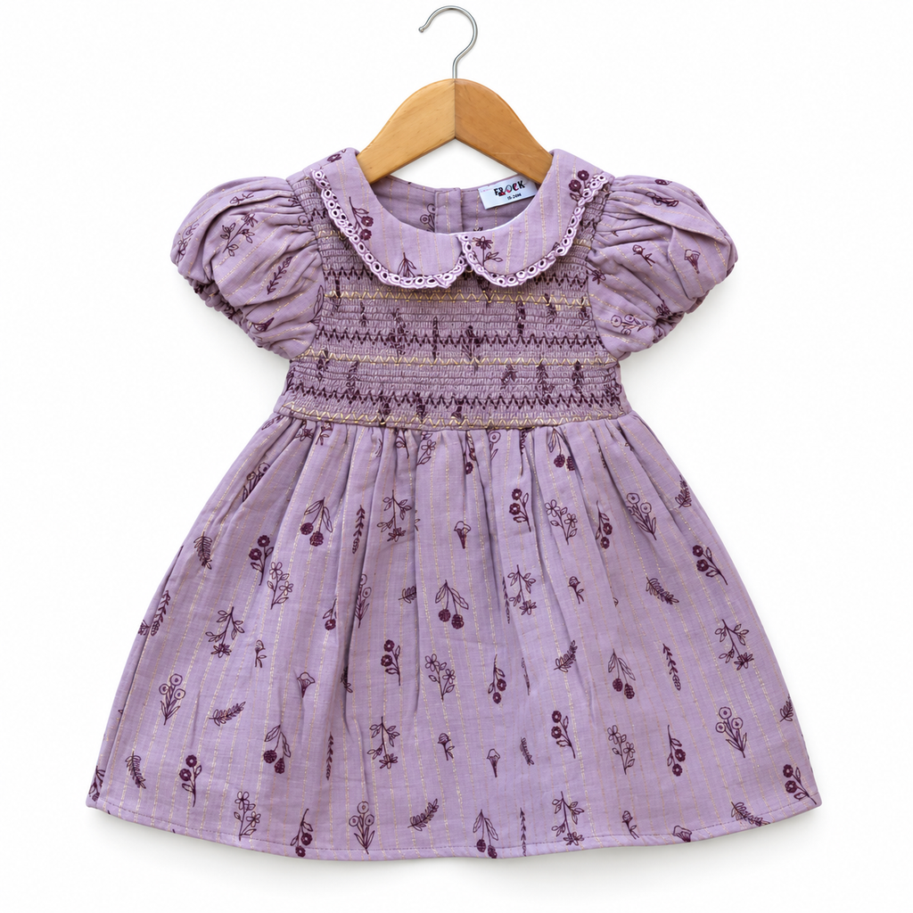 Lavender Smocked Frock