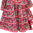 Girls ethnic tiered sharara suit 2-10Y