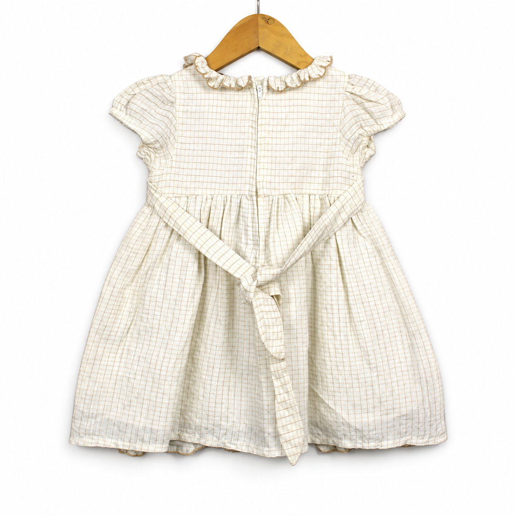 Frockwala Baby Girls Embroidered Cotton Frock – Festive Style