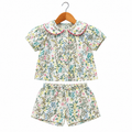 Frockwala Girls’ Pink Floral Cotton Co-ord Set